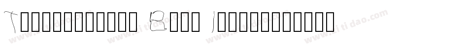 Transylvania Bold Italic字体转换